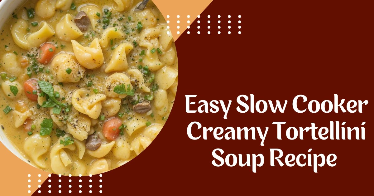 Easy Slow Cooker Creamy Tortellini Soup: Weeknight Family Favorite