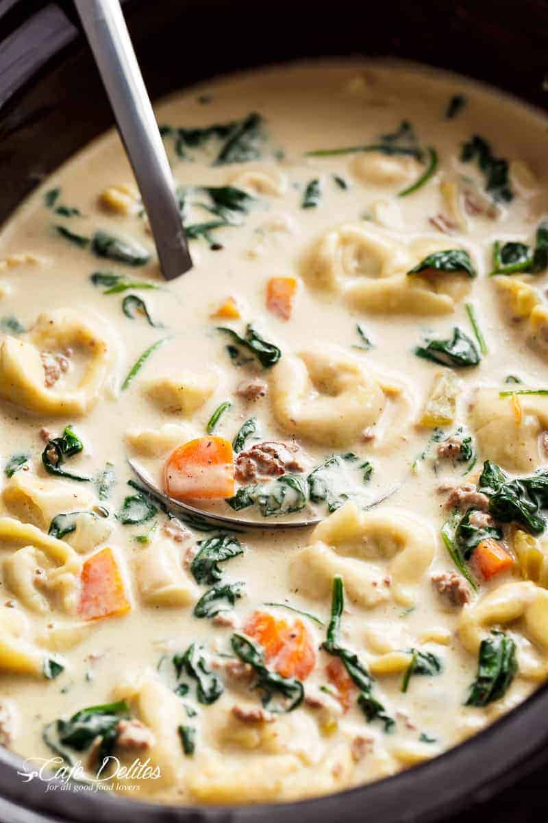Restaurant-Quality Creamy Tortellini Soup for Cozy Busy Evenings
